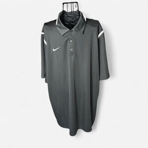 Nike Dri-FIT Men's XL Anthracite Grey Performance Team Polo